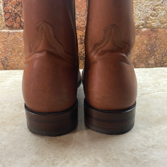 Forastero Men Boots Leather Texas Cowboy Made In Mexico Brown Shoes Size 8.5 - Picture 7 of 16